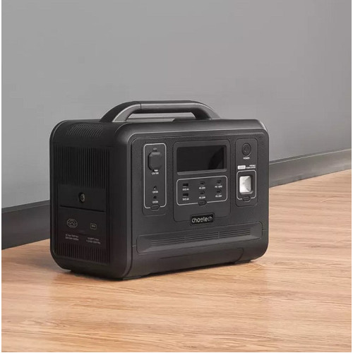 Зарядна станція  Choetech 1200W Type-C/USB/DC/AC black - фото №7